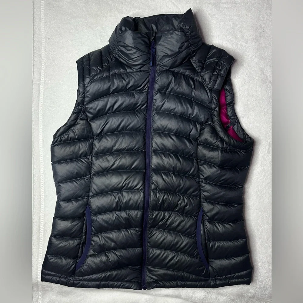 PRANA Down Vest, Lyra Puffer Women’s Dark Colored Warm Winter Coat Size Small S - Picture 2 of 10